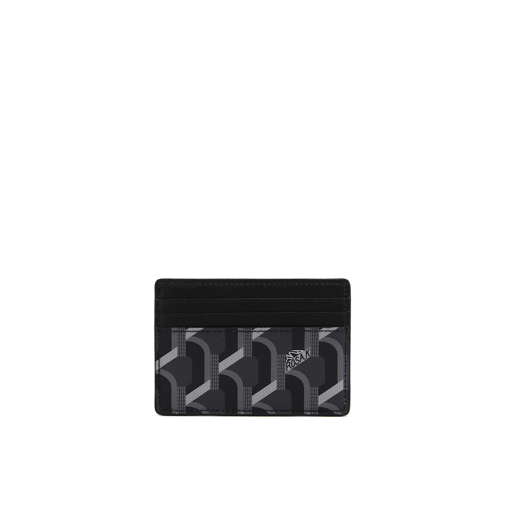MONOGRAM CLIP CARD WALLET SECRET BLACK